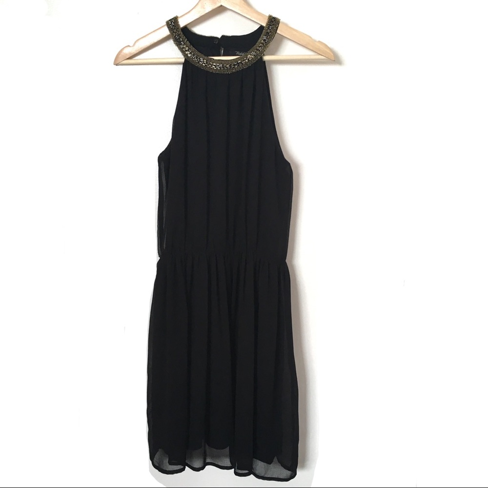 Zara Trafaluc Black Cocktail Dress Size S NWT